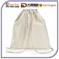 Good Quality Cotton Canvas Plain Drawstring Bag For Shopping
